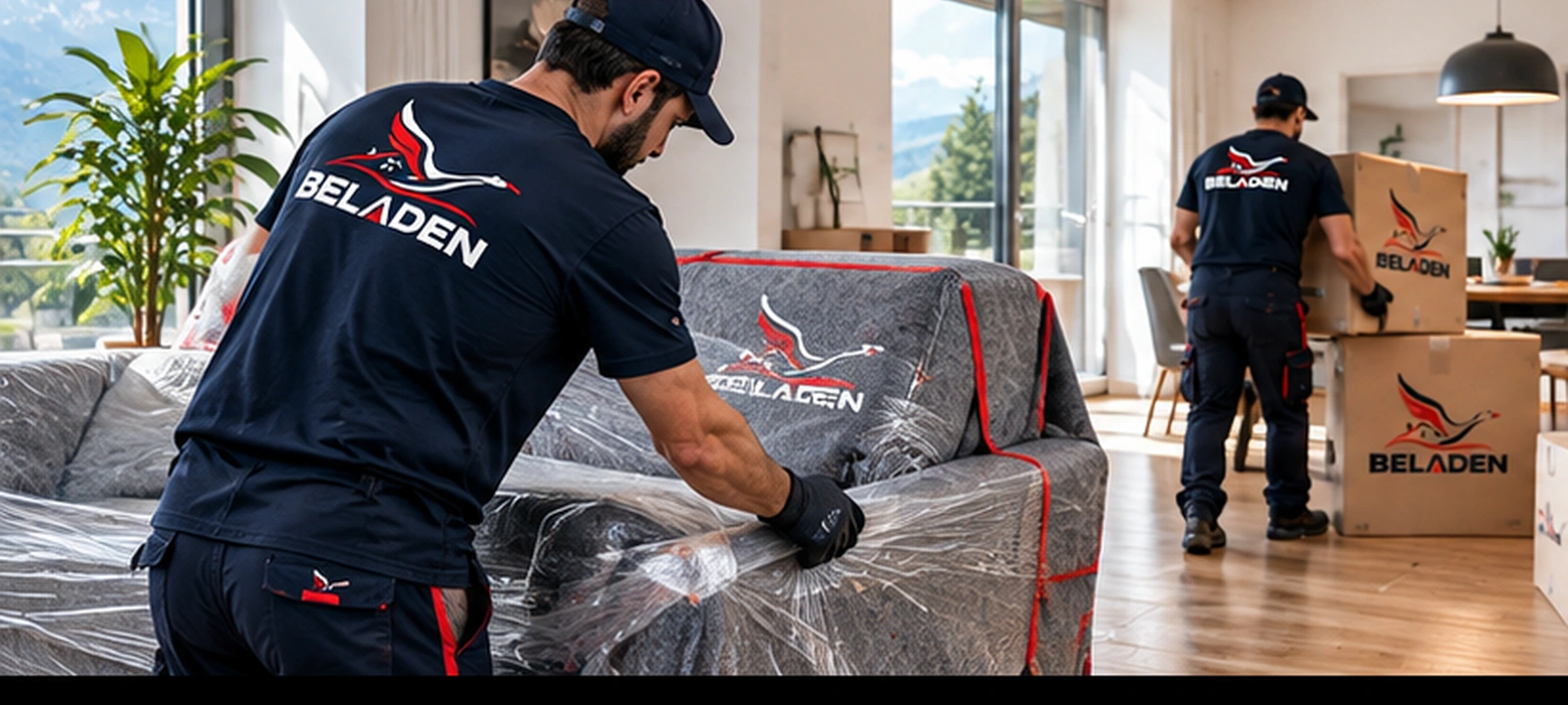 BELADEN Team beim sicheren Verpacken