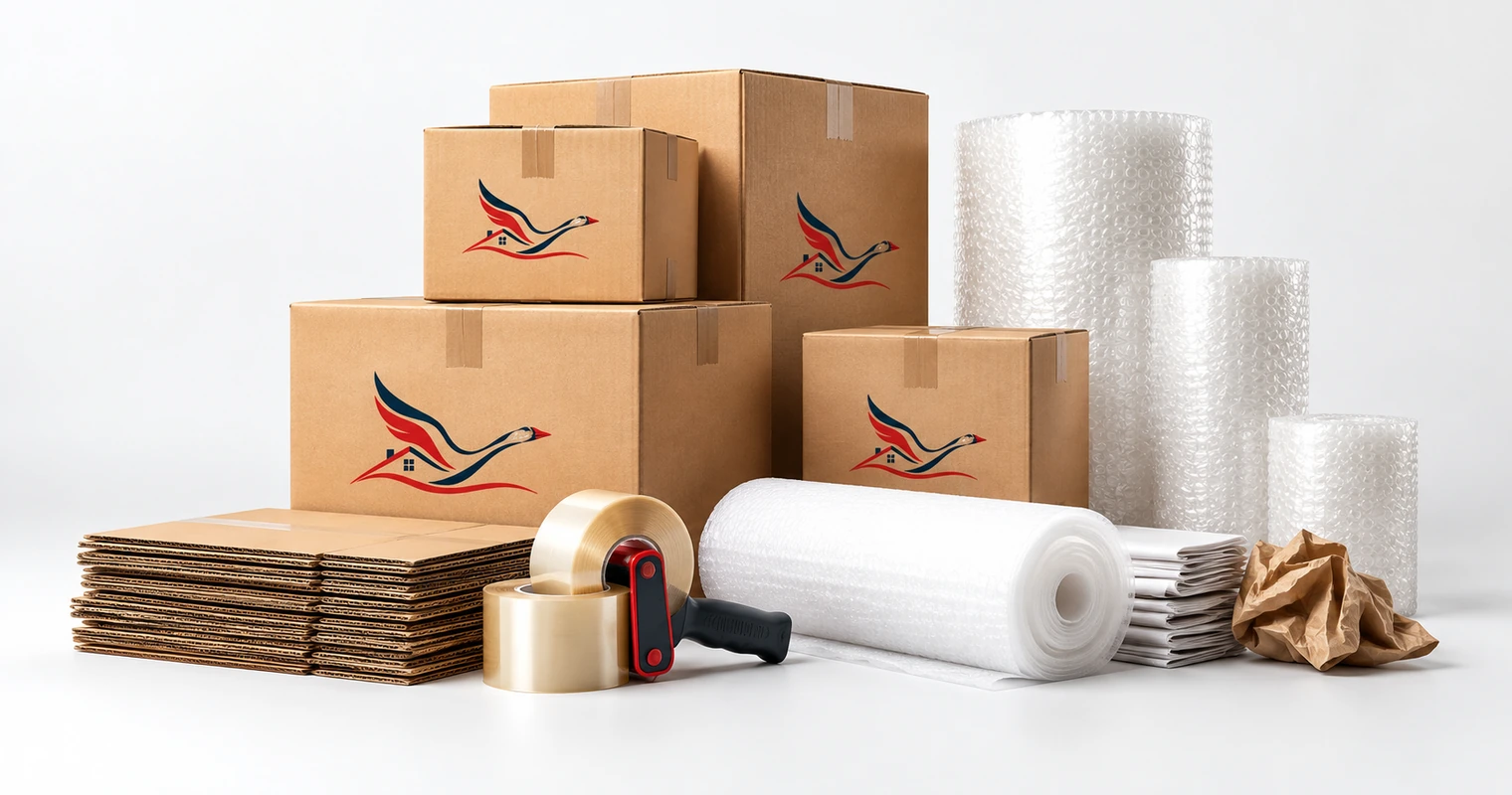 Verpackungsmaterialien zur Miete oder zum Kauf